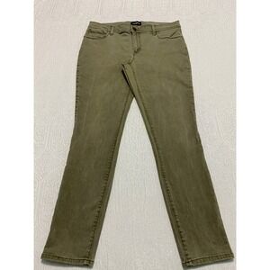 Express Legging Mid Rise Olive Green Women's Size 12 R Stretch Pants